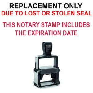 Heavy Duty Rectangular Self-Inking Kansas Notary Stamp