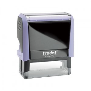 Lilac Notary Stamp (Displays commissi